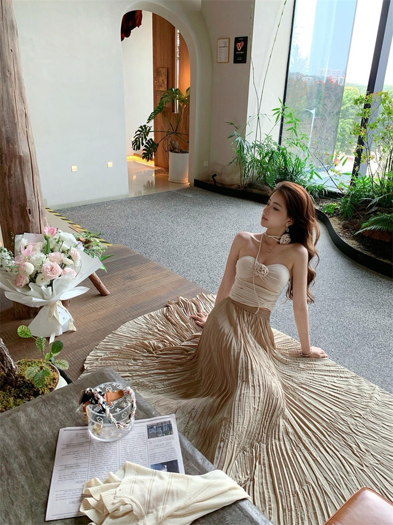 D10r pleated pleated skirt replica d&g clothing