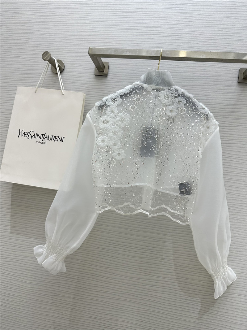 Y51 handmade floral shirt jacket replica clothes