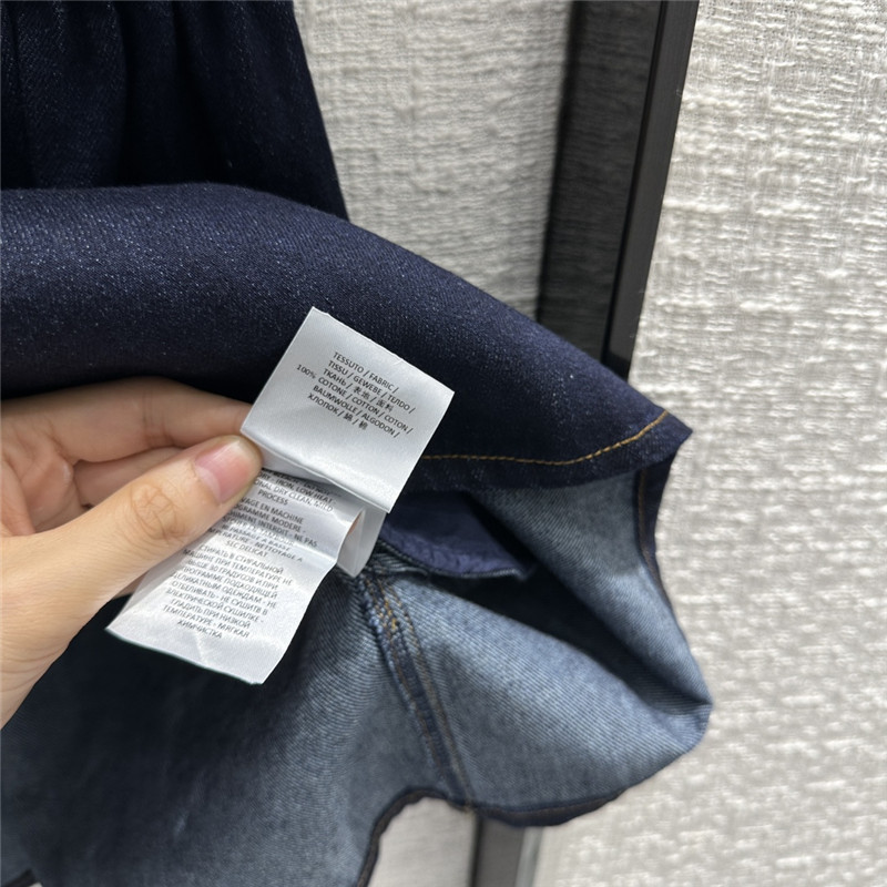 a1exa*der Mcqv*en denim mini dress replica designer clothes