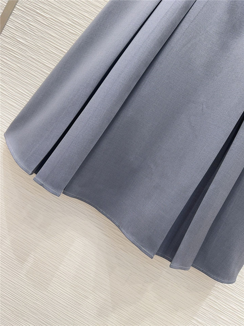 Gvc*1 preppy shirt top + pleated skirt set replica clothes