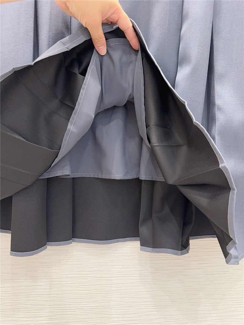Gvc*1 preppy shirt top + pleated skirt set replica clothes