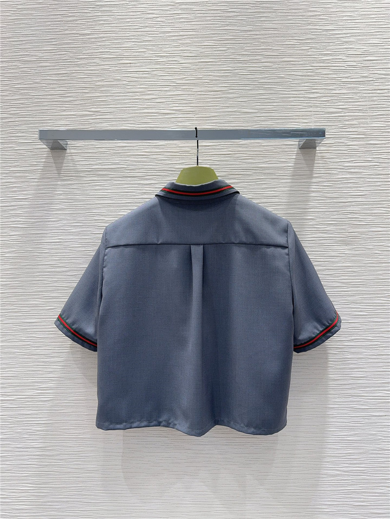 Gvc*1 preppy shirt top + pleated skirt set replica clothes