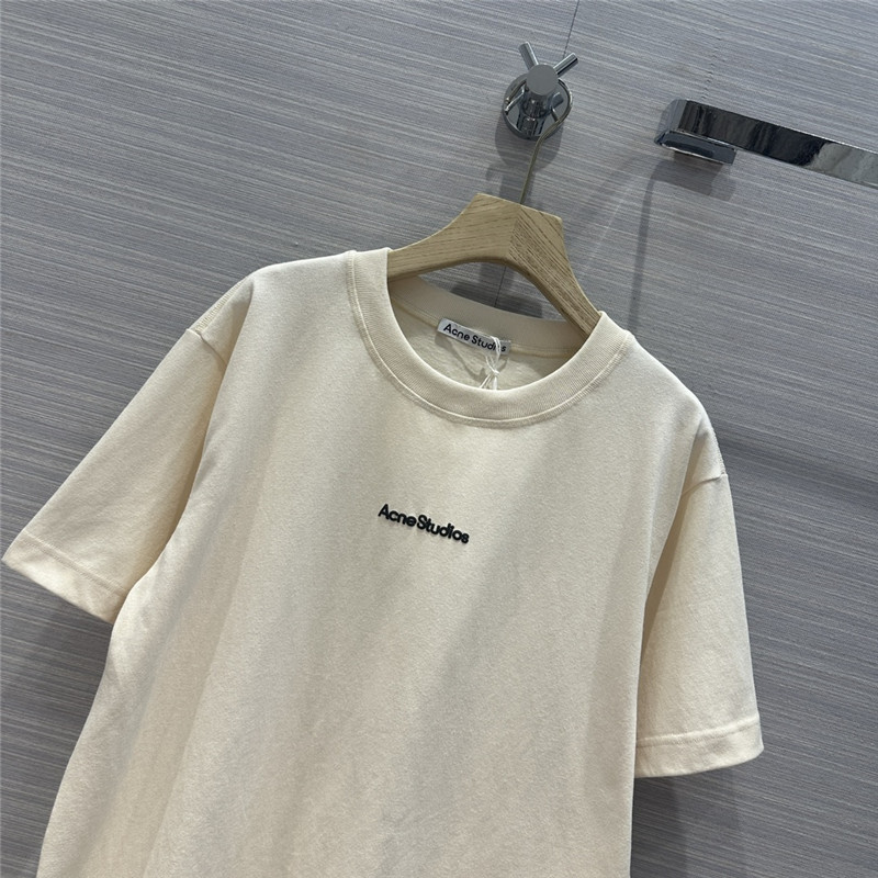 acne studios foam monogram T-shirt replica clothing sites