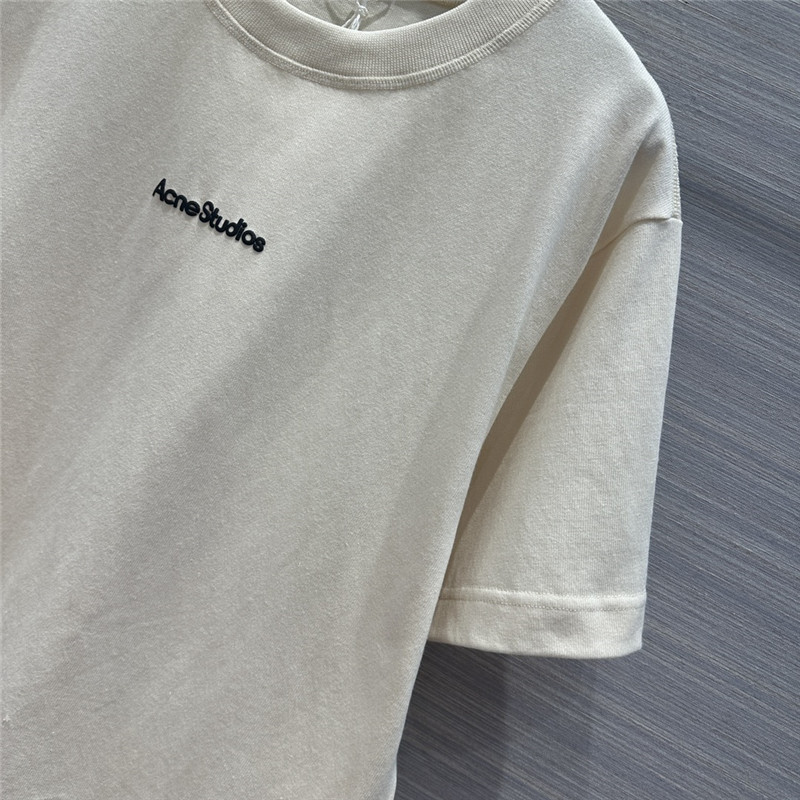acne studios foam monogram T-shirt replica clothing sites