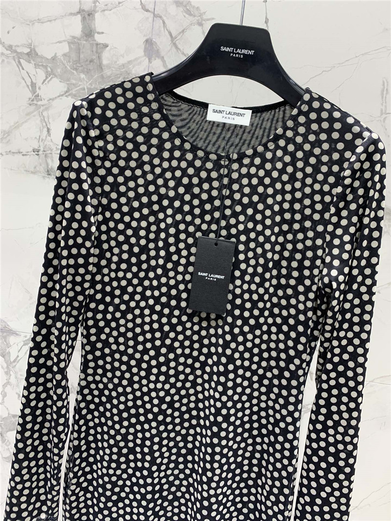 Y51 polka dot long skirt replica designer clothes
