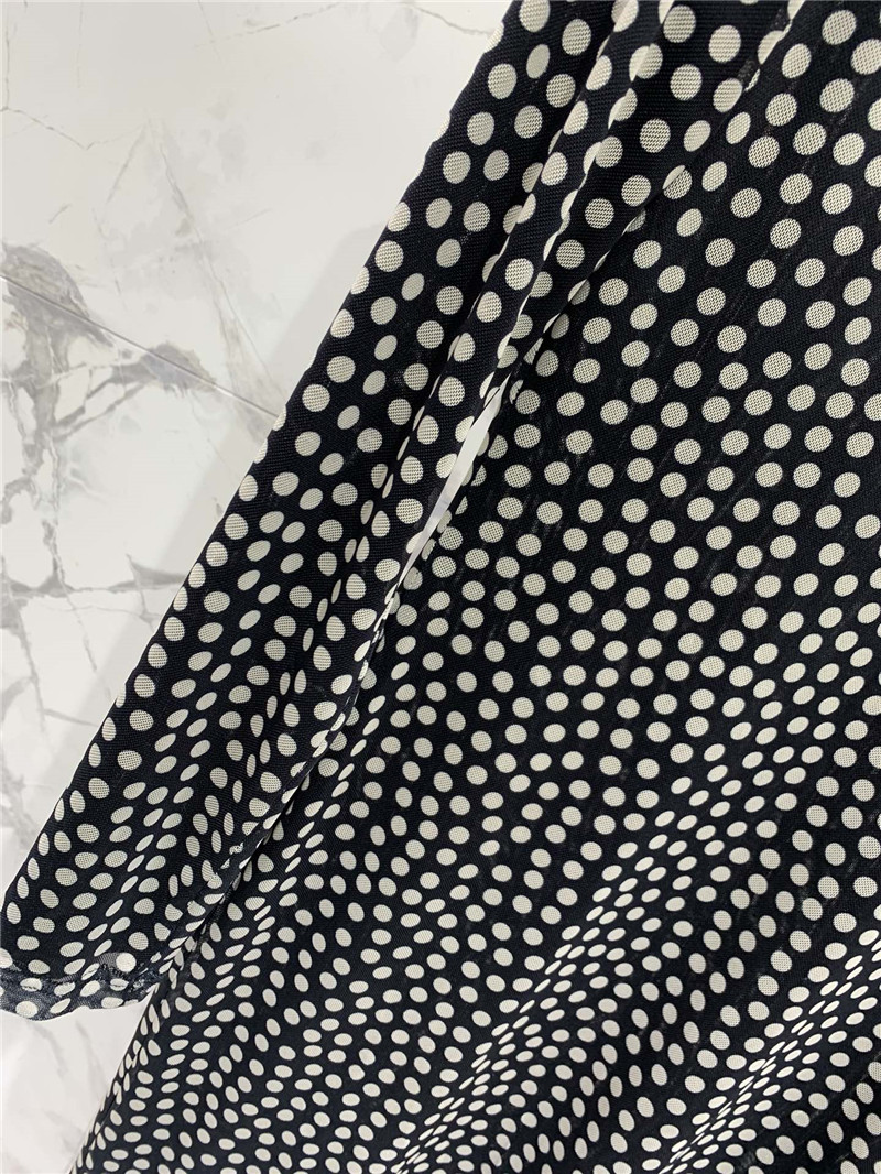 Y51 polka dot long skirt replica designer clothes