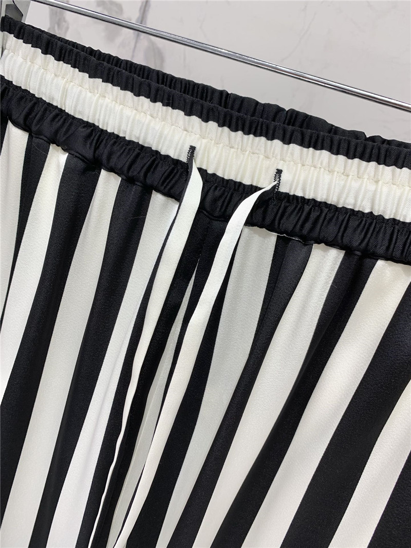Y51 acetate satin wide leg pants replica d&g clothing