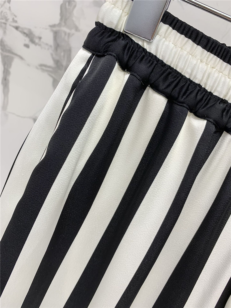 Y51 acetate satin wide leg pants replica d&g clothing