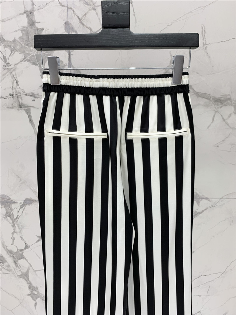 Y51 acetate satin wide leg pants replica d&g clothing