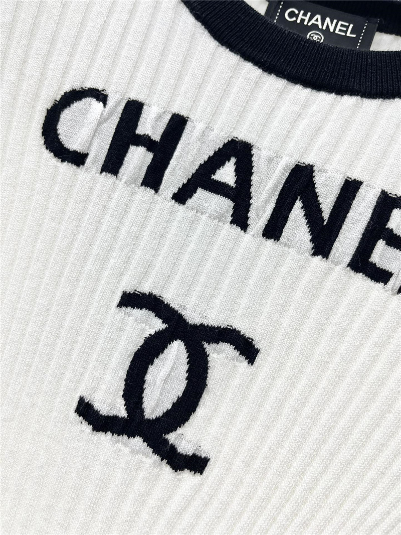 Ch**el new knitted short sleeve replica d&g clothing