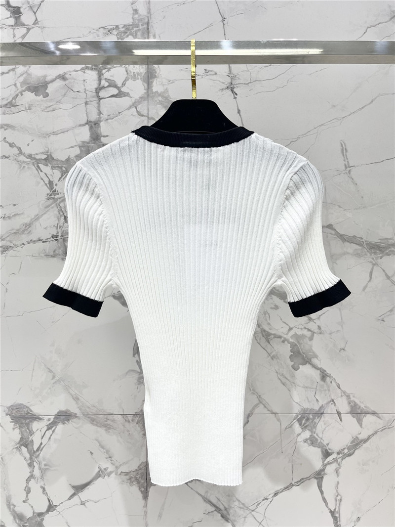 Ch**el new knitted short sleeve replica d&g clothing