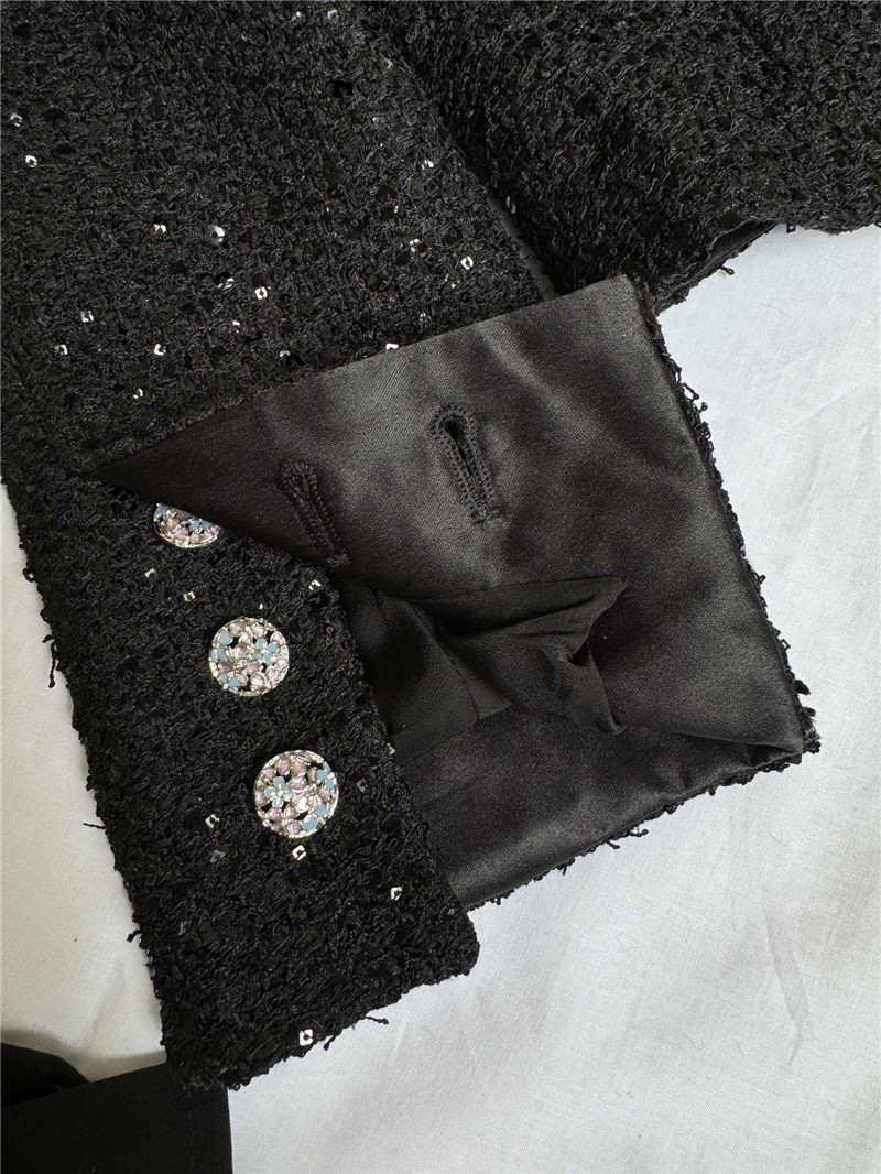 Ch**el woven blazer replica designer clothes