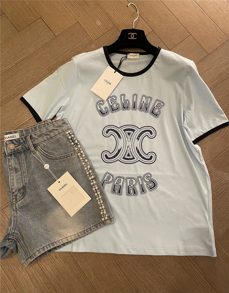 Ce1i*e arc de triomphe short-sleeved t-shirt replica clothes