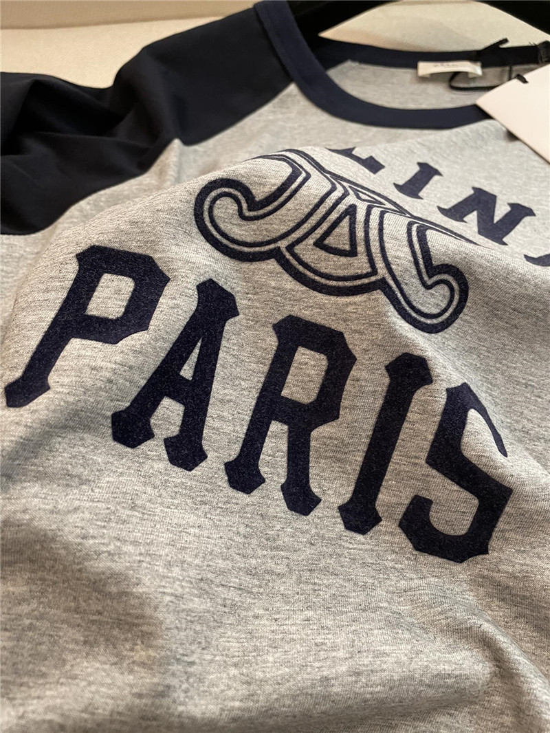 Ce1i*e grey cotton jersey paris t-shirt