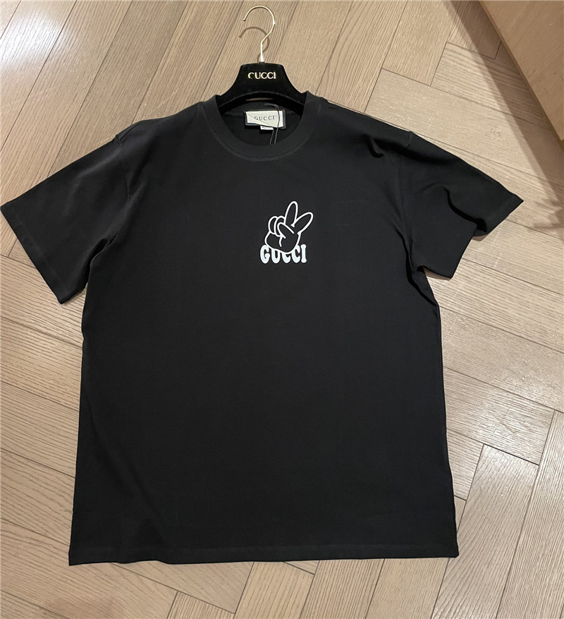 Gvc*1 classic logo cotton short sleeve replica d&g clothing