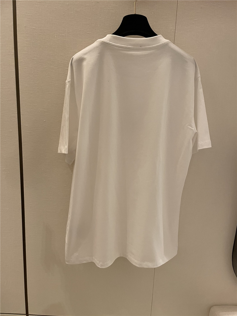 D10r colorful letters logo short sleeve replica d&g clothing