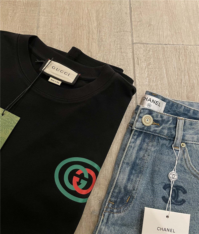 Gvc*1 pure cotton short sleeve replica designer clothes