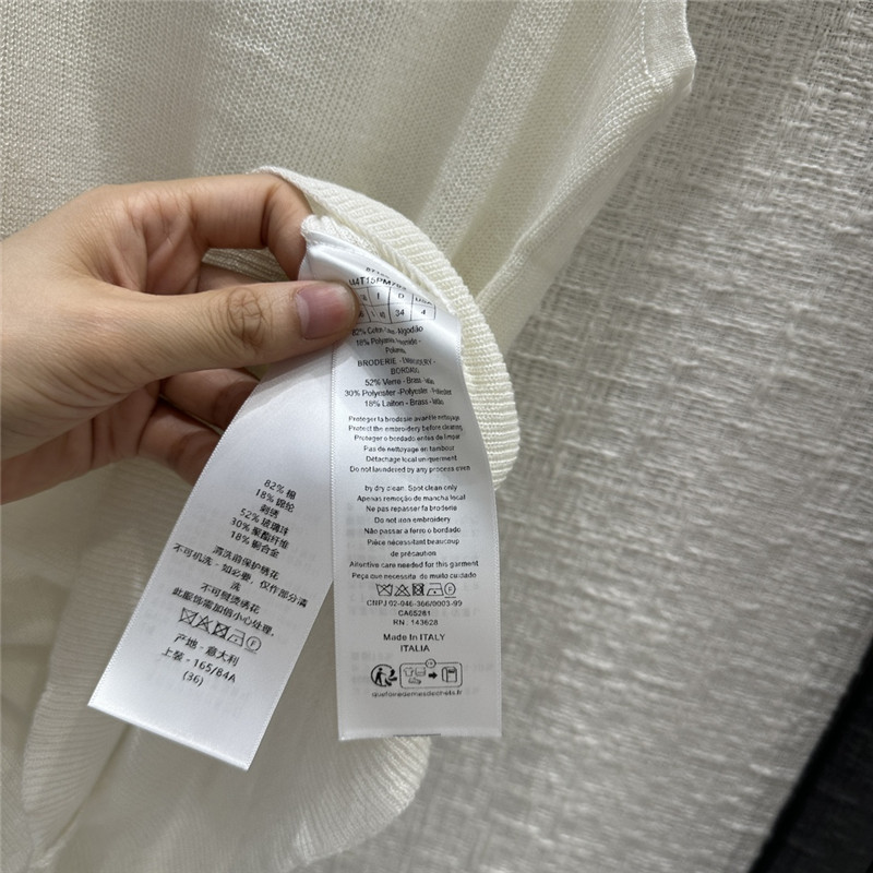 D10r slightly see-through knitted vest replica d&g clothing