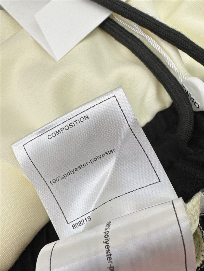 Ch**el elastic waist straight pants replica designer clothes