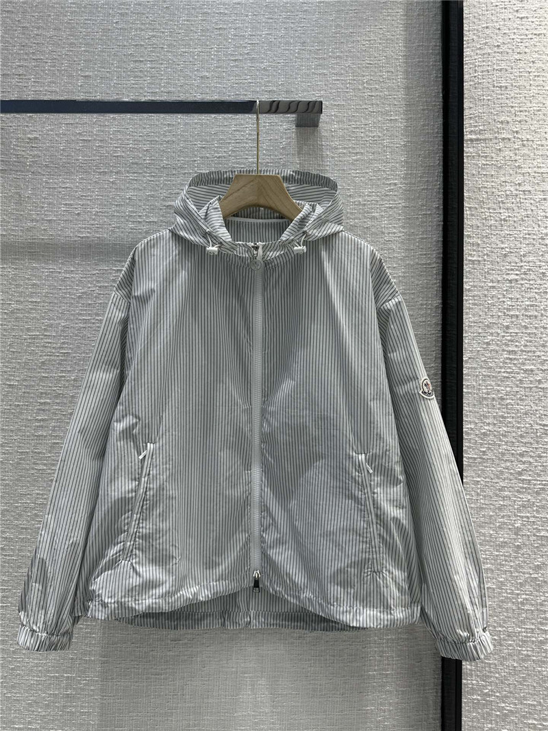 Moncler casual striped light windbreaker replica designer clothes