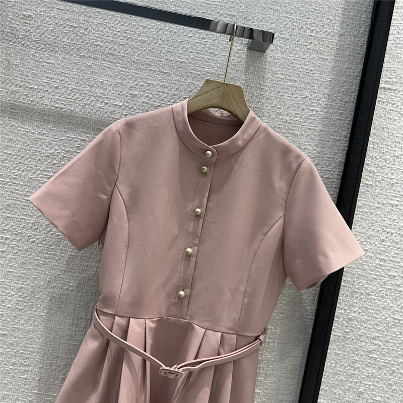 D10r pearl button hepburn style dress replica designer clothes