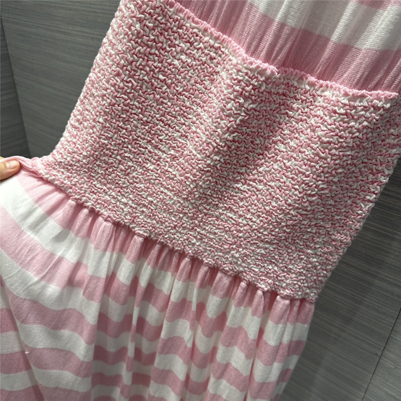 Ch**el striped knitted long skirt replica designer clothes