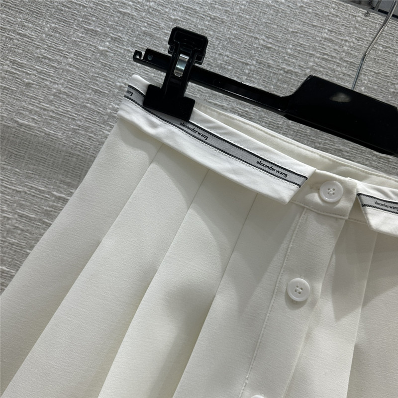 A1exa*der wang mid-high waist pleated skirt replica clothes
