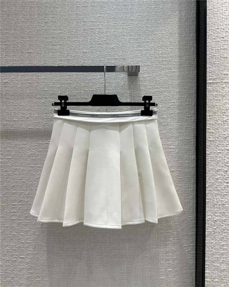 A1exa*der wang mid-high waist pleated skirt replica clothes