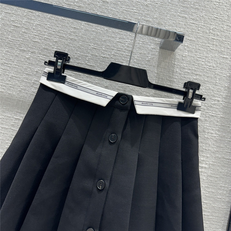 A1exa*der wang mid-high waist pleated skirt replica clothes