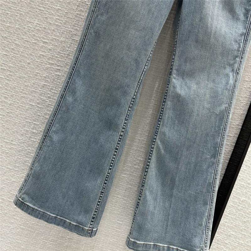 Y51 2 button bootcut jeans replica clothing