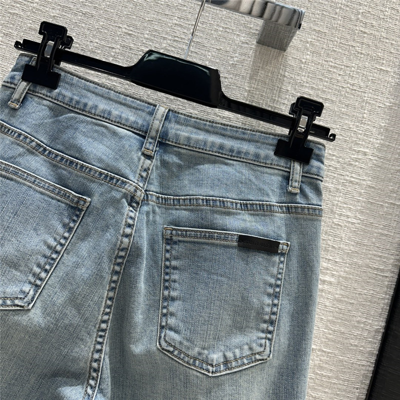 Y51 2 button bootcut jeans replica clothing