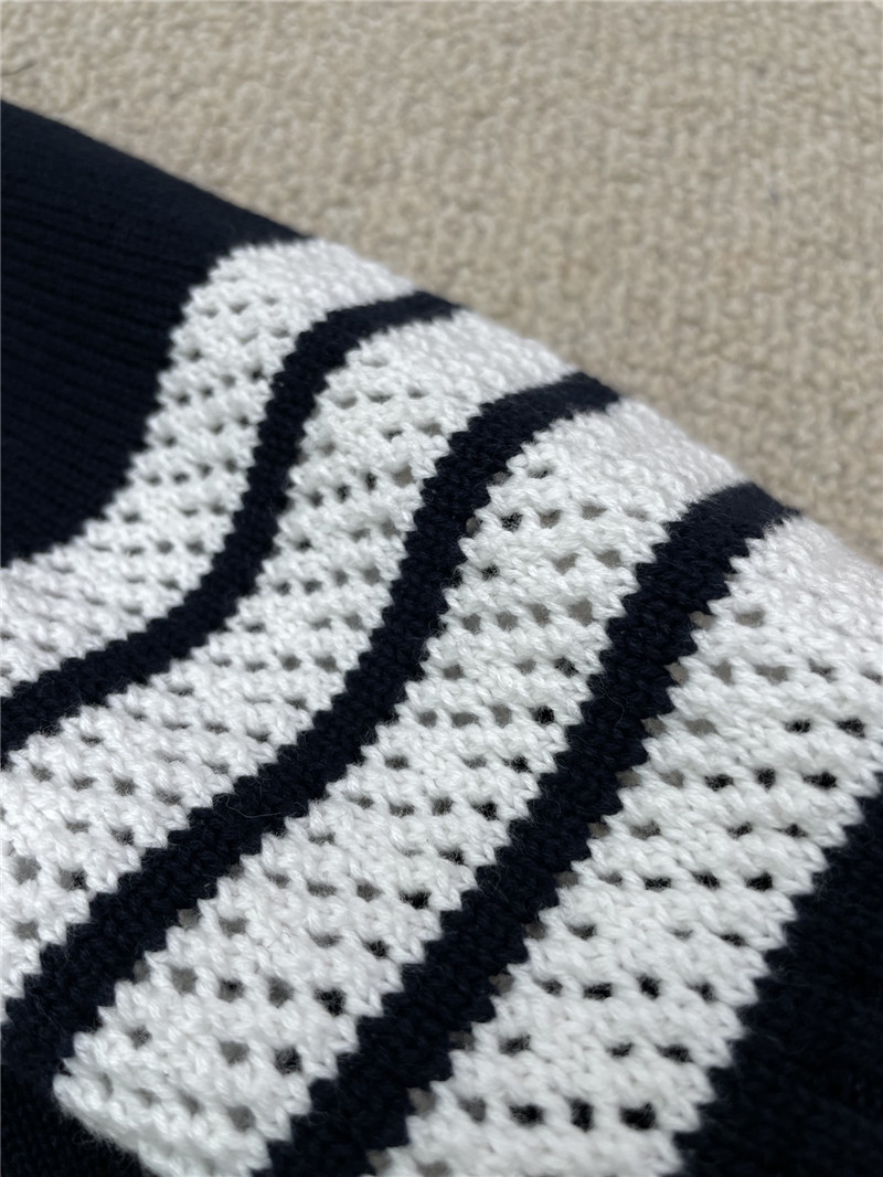 Thombrowne knitted crew neck pullover replica d&g clothing