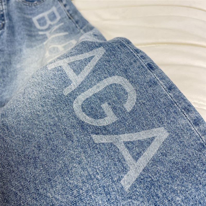 Ba1en*iaga printed denim skirt replica designer clothes