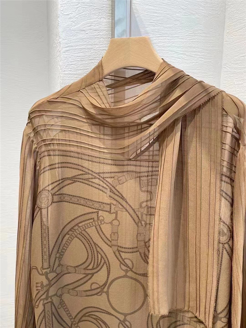H**me5 printed silk shirt replica designer clothes