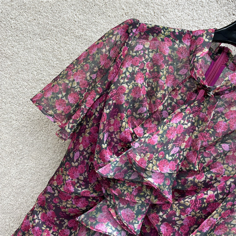 Gvc*1 red rose dress replica d&g clothing