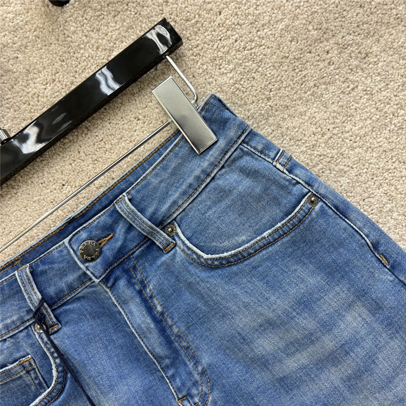 Pra*a a-line denim shorts replica d&g clothing
