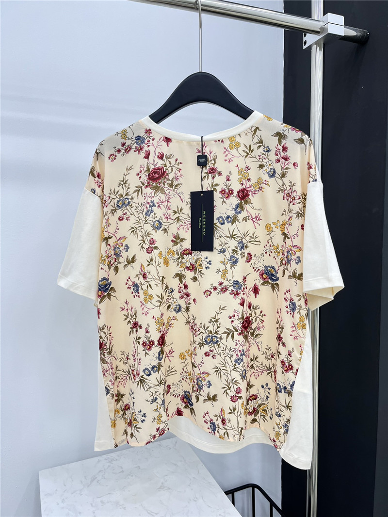 Vanitoo new printed patchwork T-shirt replica d&g clothing