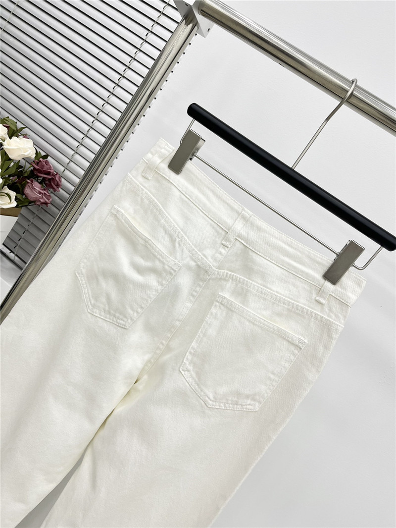 Ch**el hollow camellia jeans replica clothing sites