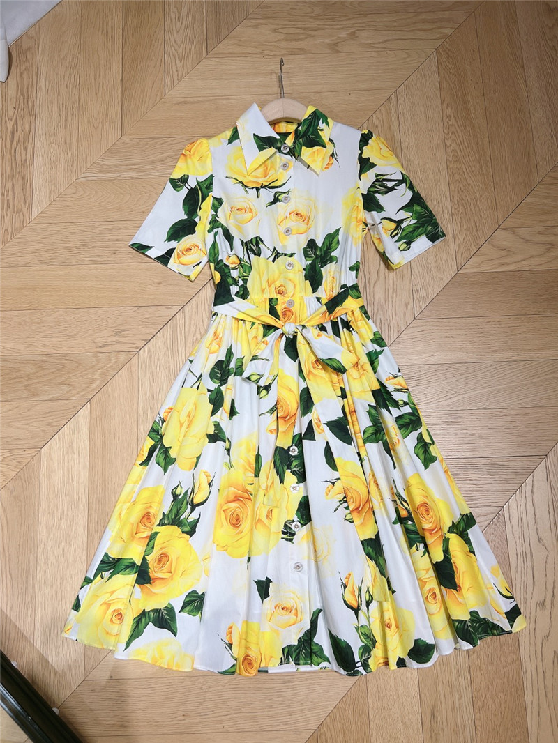 Dolce & Gabbana d&g lapel dress replica d&g clothing