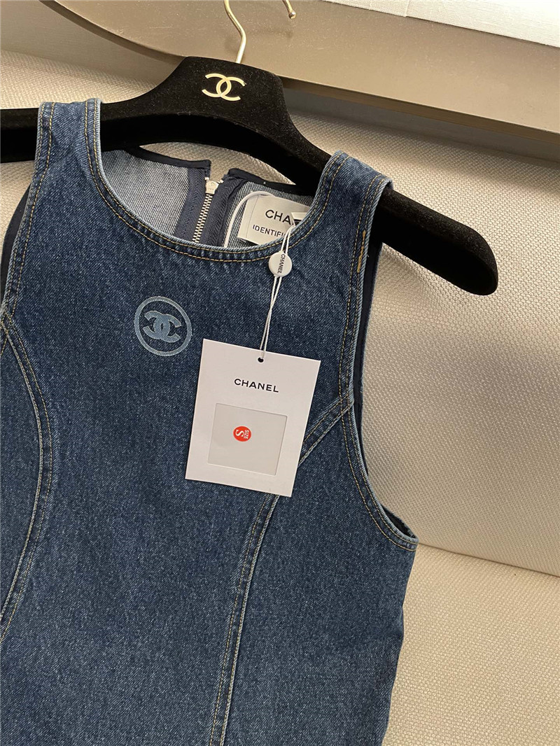 Ch**el new denim dress replica clothes