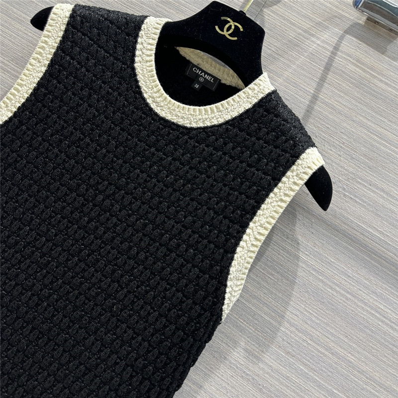 Ch**el woven vest dress replica designer clothing websites