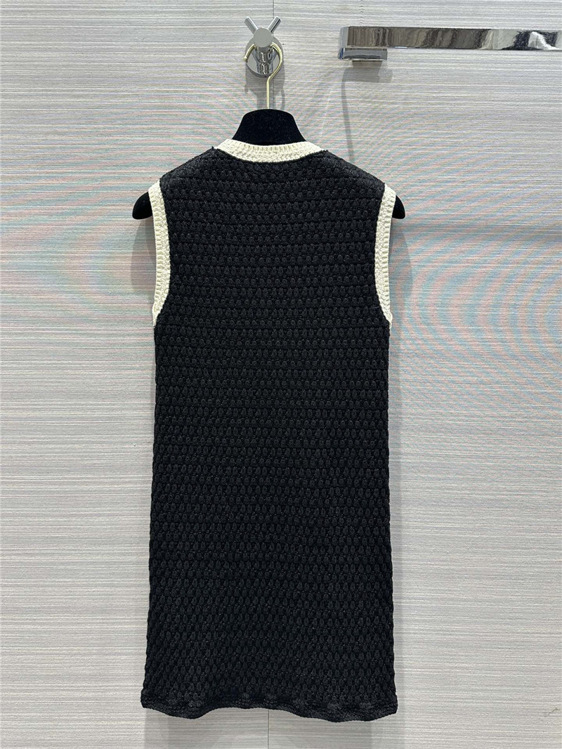 Ch**el woven vest dress replica designer clothing websites