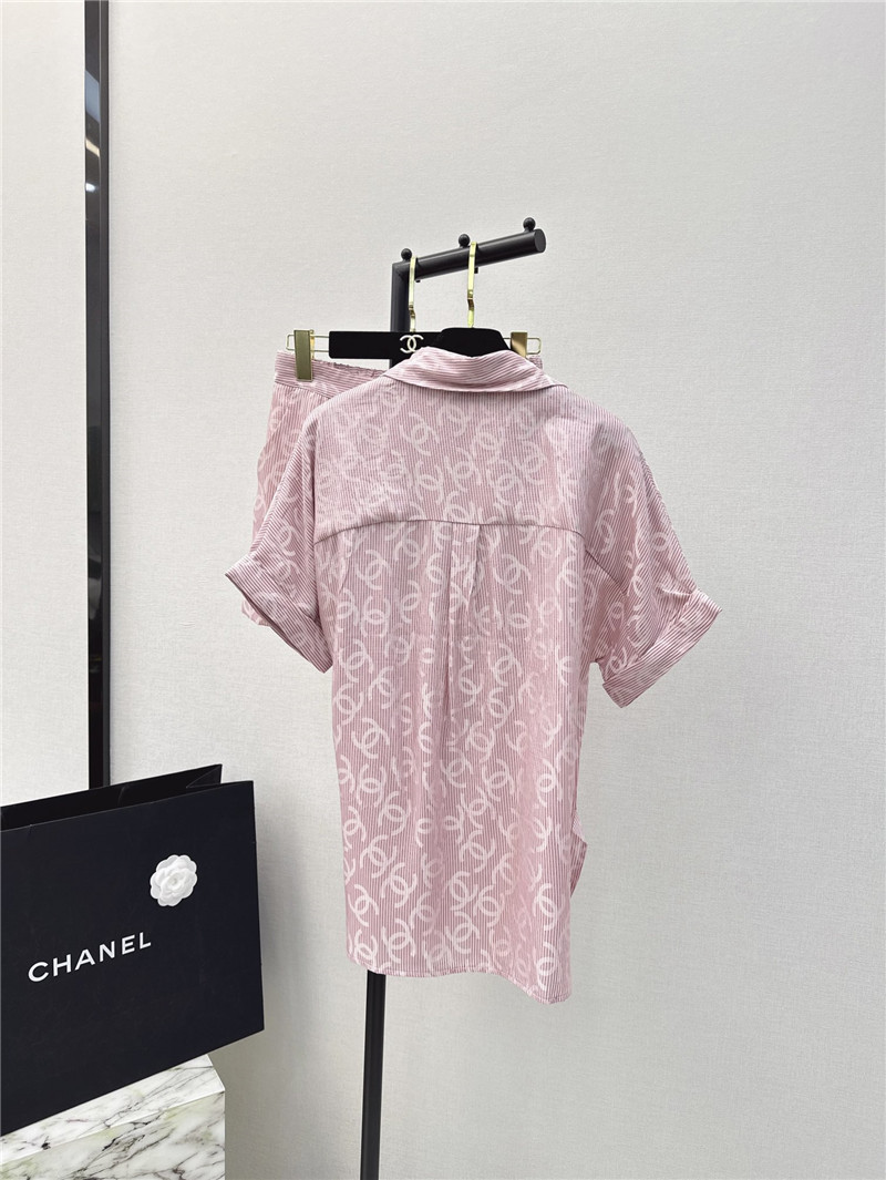 Ch**el logo print suit replica designer clothes