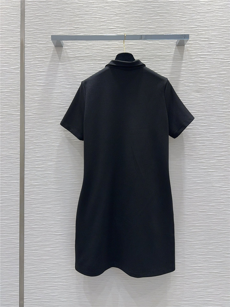 D10r ribbed contrast web dress replica d&g clothing