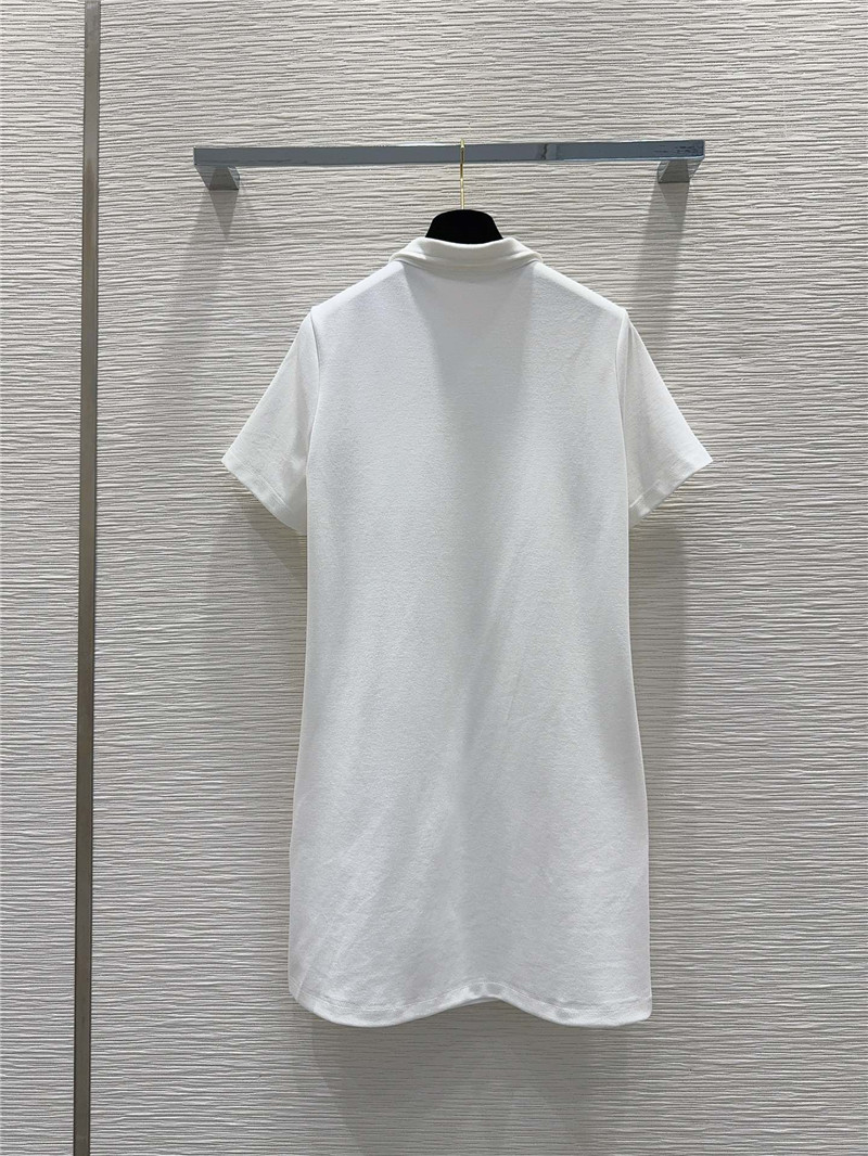 D10r ribbed contrast web dress replica d&g clothing