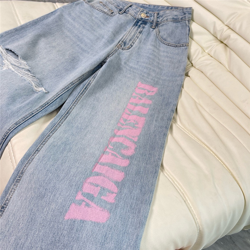 Ba1en*iaga ripped jeans replica clothes