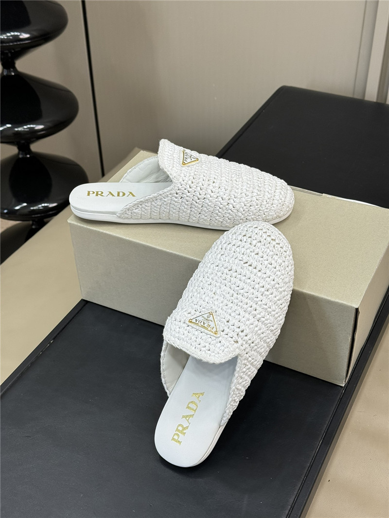 Pra*a crochet mules white