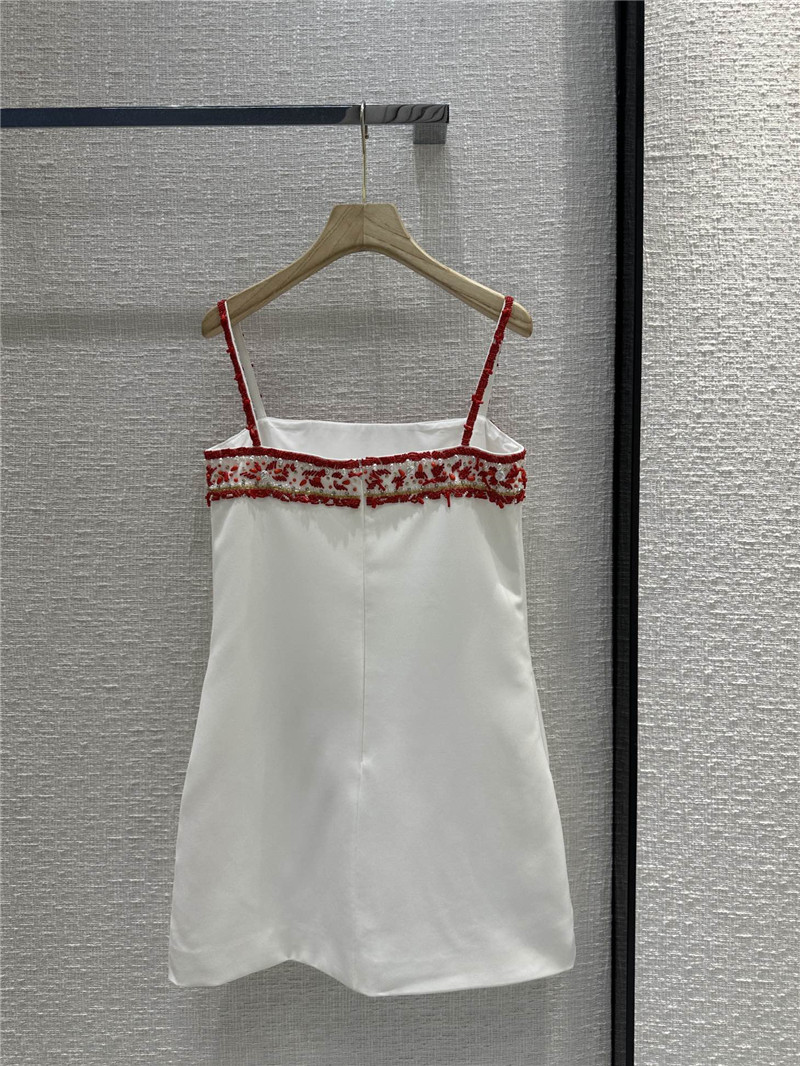 Va1e*ntin0 red coral suspender dress replica clothing