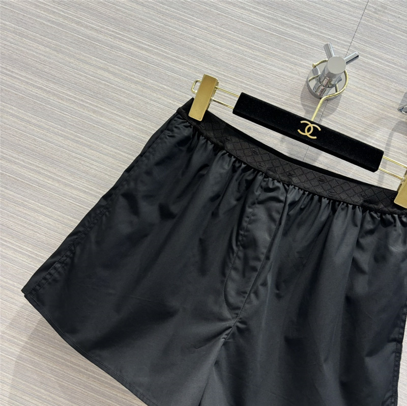 Ch**el double c webbing waist small hot pants replica clothing