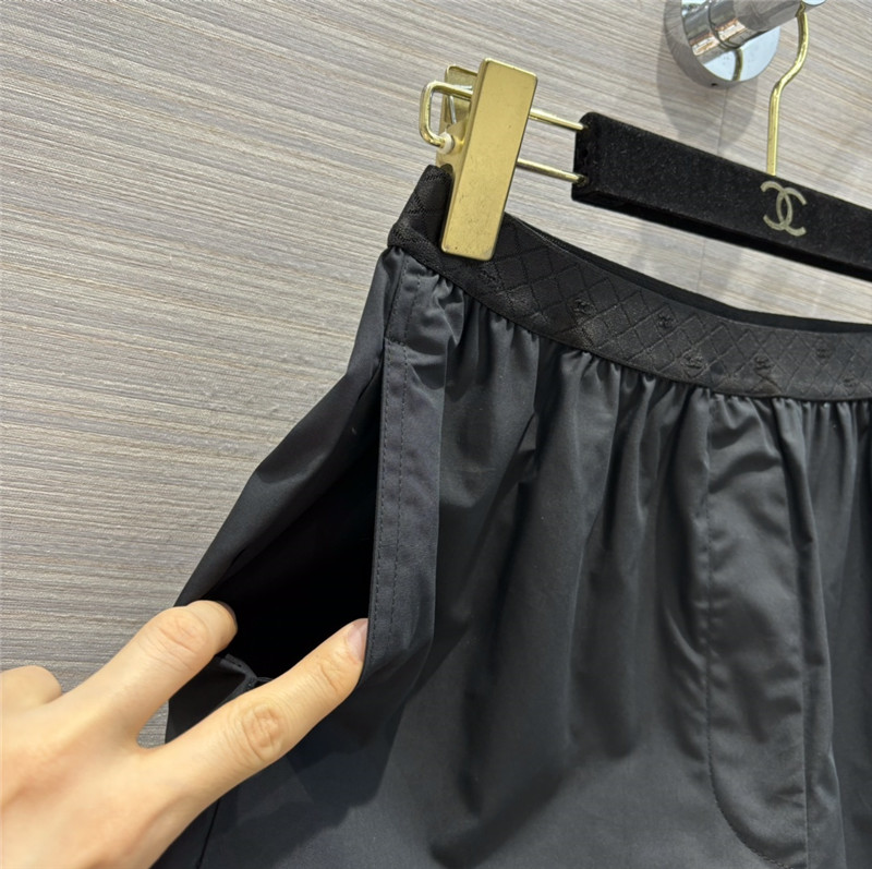 Ch**el double c webbing waist small hot pants replica clothing